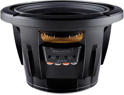 Alpine R Series 10-Inch Bass Package - One R Series R2-W10D4 Subwoofer with S Series S-A60M Amplifier