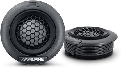 Alpine R2-S652 High-Resolution 2-Way Speaker Set/Pro Series with RKFR65 3-Piece Foam Fast Ring Speaker Enhancement