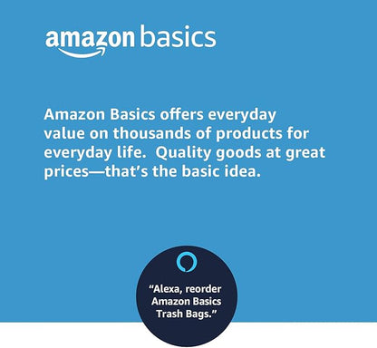 Amazon Basics Lawn & Leaf Drawstring Trash Bags, 39 Gallon, 40 Count (Pack of 4)