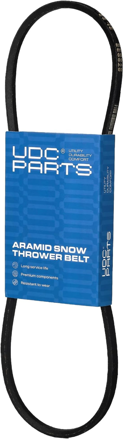 UDC Parts Snow Thrower Auger Belt 585416MA / Aramid Cord / 38.00 inch/for Craftsman 585416 MTD 754-0275 954-0275 954-0282 John Deere LG48-380 M119633