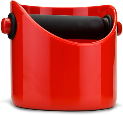 Dreamfarm Grindenstèin Sturdy, Compact, Modern Space-Saving Espresso Coffee Grind Knock Box - Red