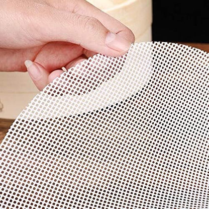 4 Pieces Round Silicone Reusable Steamer Mat Mesh Sheet for Fruit Dryer,Food Dehydrator Sheets Dryer Mesh,10" Diameter