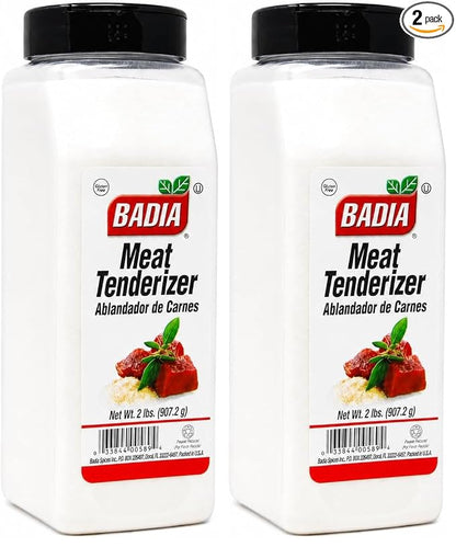 Badia Meat Tenderizer 2 lbs – Seasoning Blend for Juicy & Tender Cuts (Pack of 2)