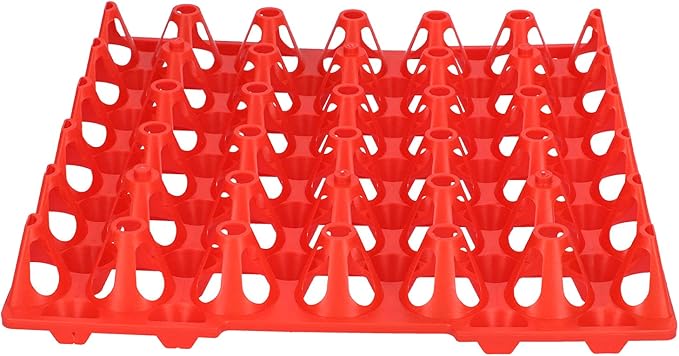 Plastic Egg Crate, Durable 30-Cell Stackable Design, Egg Tray for Home Farm Transportation Use