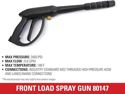Simpson Cleaning 80147 Universal Pressure Washer Gun for Cold Water Use up to 3400 PSI