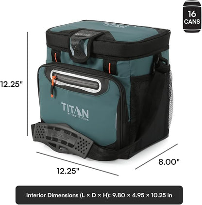 Titan by Arctic Zone Deep Freeze Cooler - Zipperless Hardbody Cooler - Deep Freeze Insulation, HardBody Liner, and SmartShelf