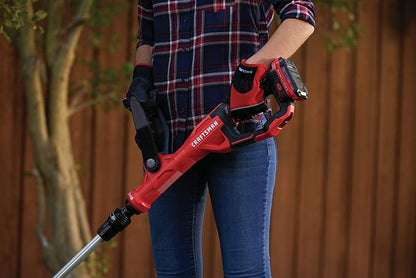 CRAFTSMAN V20 WEEDWACKER String Trimmer & Edger (CMCST900D1) (Renewed)