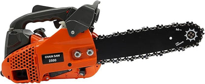 12 Inch Gas Chainsaw 25.4CC 900W Petrol Chainsaw 2-Stroke Gass Chain Saws, Engine Chain Saw Set Gas Chainsaws for Cutting Wood Outdoor Home Farm Us (Red)