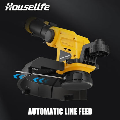 Cordless Hedge Trimmer+String Trimmer+Leaf Blower Combo Compatible with Dewalt 20v Max Battery(Tool Only), Cordless Weed Wacker & Shrub/Bush Trimmer & Electric Leaf Blowers for Lawn Care, Garden, Yard