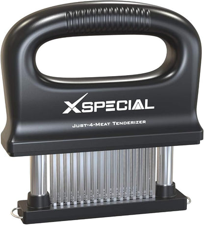 Deluxe 48 Blade Meat Tenderizer Tool – Stainless Steel, Detachable Design | Ultra-Sharp Needle Design | Transforms Tough Cuts into Juicy Cuts in Seconds, Easy to Use & Clean, Dishwasher Safe