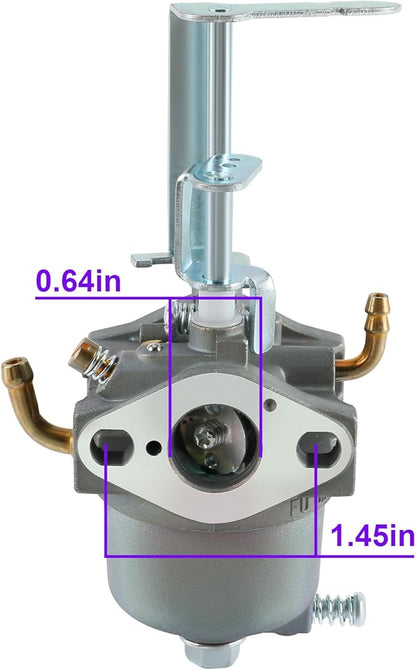 Carbhub Carburetor for Power Clear 180 PC180 418ZR 418ZE Toro 119-1980 Toro 38587 38272 38282 38452 Snow Blower 119-1570 119-1928 119-1977 Carb with Primer Bulb Fuel Filter Heat Shield