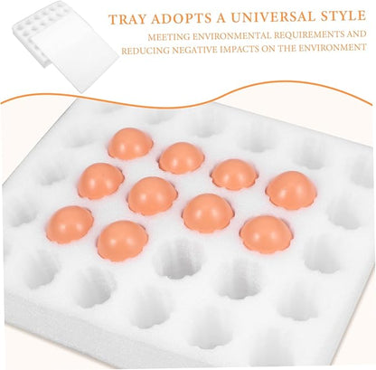Luxshiny Egg Crate Storage Tray for Eggs Shock-absorbent Packaging Container for Safe Transport for Home Farms and Supermarkets