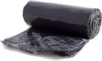 Aluf Plastics 56 Gallon Trash Bags (2 MIL - Pack of 200) 43" x 47" - Large Heavy Duty Can Liners - Plastic Black Garbage Bags for Lawn, Leaf, Contractor, Yard, Outdoor use