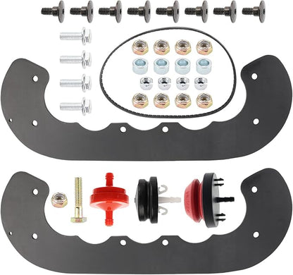 Carbhub 99-9313 Snowblower Paddles Fit for CCR 6053, CCR 6053 ES, CCR 6053R, Toro Power Clear 621 210R 221QR Replace 99-9313, 125-1128, 55-9250, 55-9251, 88-0771 with 108-4921 Belt and Hardware Kit