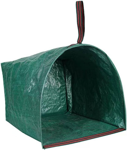 Leaf Bag Holder – Collapsible Yard Waste Bag, Reusable Garden Debris Bag for Leaves, Lawn Trash, Camping, Parties & Laundry