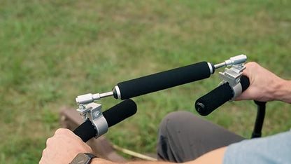 Zero-Turn Bar for One-Hand Operation of Zero-Turn Mowers