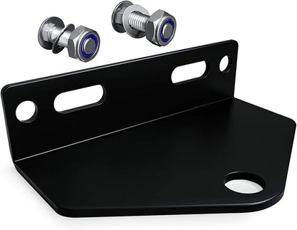 Universal Zero Turn Lawn Mower Trailer Hitch 5 Inch Heavy Duty Steel - Including Installation Hardware (Black)