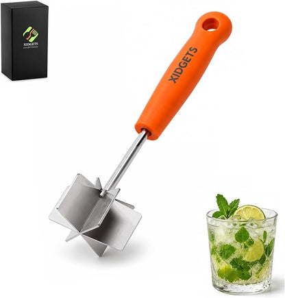 Mini Stainless Steel Meat Chopper & Masher, Dishwasher Safe