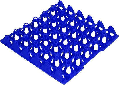 Plastic Egg Crate, Durable 30-Cell Design, Egg Holder Tray, Blue Transportation for Farmers Home Storage Poultry Farming Grocery Use