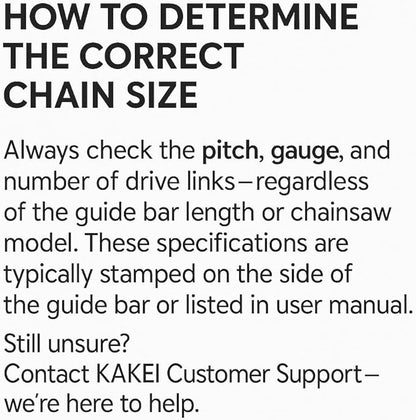 KAKEI Chainsaw Chain 20 Inch .325" Pitch .063" Gauge 81 Drive Links- 26RS 81 Fits Stihl (PRE 2023 .063" Gauge) MS291, MS271 Farm Boss, MS261-36390050081, V81 (3 Chains) - Full Chisel