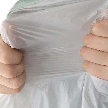 TYPLASTICS 300 Count 13 Gallon Tall Kitchen Drawstring Trash Bags, GRS Compliant, Eco-Friendly Recycled Material