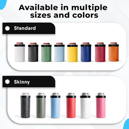 The Kong 2.0 - A Portable Can or Bottle Cooler/Cup With A Detachable, Expandable, Hose To Funnel Your Drink (White)