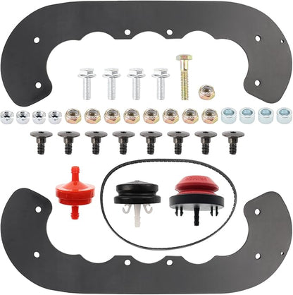Carbhub 99-9313 Snowblower Paddles Fit for CCR 6053, CCR 6053 ES, CCR 6053R, Toro Power Clear 621 210R 221QR Replace 99-9313, 125-1128, 55-9250, 55-9251, 88-0771 with 108-4921 Belt and Hardware Kit