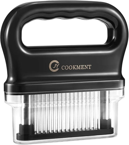 Meat Tenderizer with 48 Stainless Steel Ultra Sharp Needle Blades, Kitchen Cooking Tool Best for Tenderizing, BBQ, Marinade