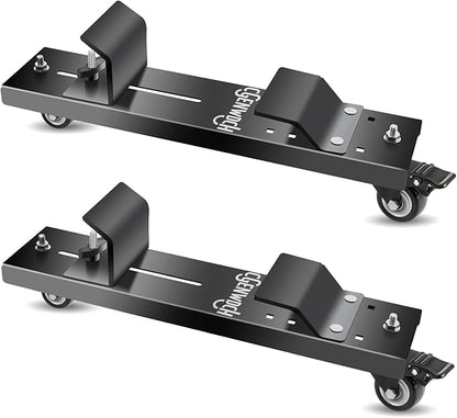 Snowblower Storage Dollies Fit for 44", 47", and 54" Snow Blower, Portable Snow Blower Rack with 360° Rotating Caster Wheels (2PCS)