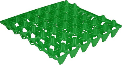 ZJchao Egg Crate, Egg Cartons 5PCS Flats 30 Cell Egg Crates Holder Tray Plastic Egg Crate Stackable Egg Cartons Hold Multiple Eggs Home Farm Supplies for Storing, Sorting, and Shipping