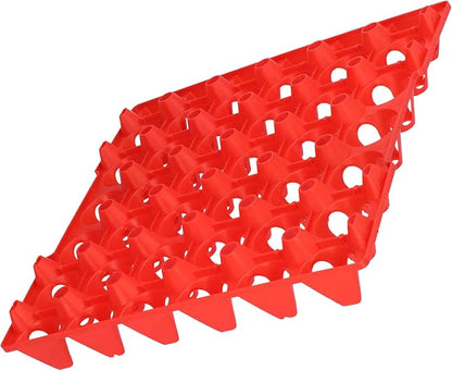 Fydun 5PCS Egg Flats, Flats, Plastic Chicken Cartonsable 30 Cell Crates Holder Tray Container Sets Reusable Trays for Storage Transportation Each Holds Eggs3 Home Farm SuppliesYellow