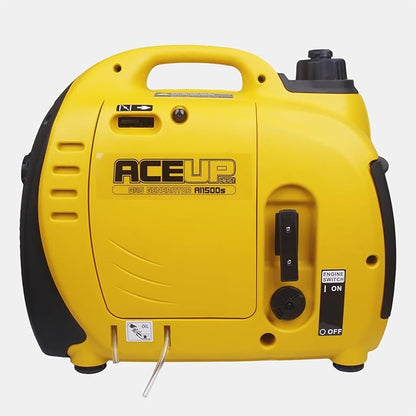 Aceup Energy 1500 Watt Portable Inverter Generator, Gas Powered Generator Ultra- Quiet for Home, EPA Compliant