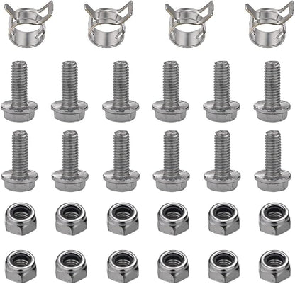 84-1980 Snow Blower Rubber Paddles & 75-8780 Scraper 75-9010 Belt Replacement Kit with 66-7460 Primer Bulb Hardware Kit for Toro CCR Powerlite Snowthrower