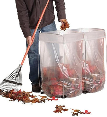 Cand 30 Gallon Clear Lawn and Leaf Garbage bags, 70 Counts