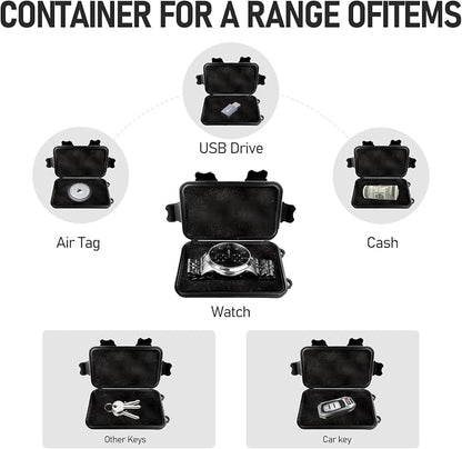 Magnetic Key Box,Magnet Key Holder Under car,Hide a Key Magnetic Holder,IPX7 Waterproof Key Hider Outdoor (Regular)