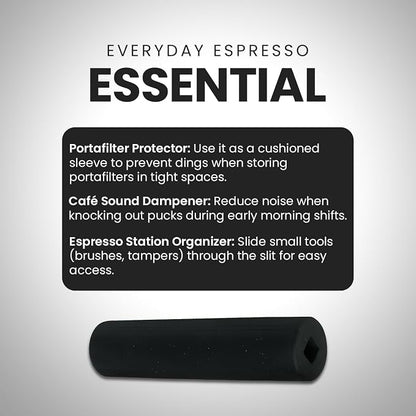 Rattleware Rubber Replacement Knock Box Bar Cover - Durable & Easy-to-Install Espresso Waste Solution, Fits Select Models with Welded Bars, Quality Design (5.5") - SET OF 2