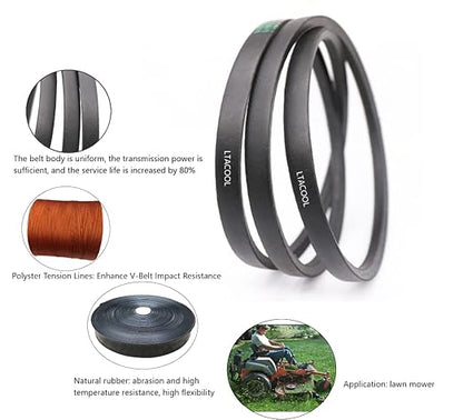 Lawn Tractor Deck 5/8" x 101 3/8" Replacement for Exmk 103-2329 Turf Ranger and Turf Tracer Hydro with 52" Deck