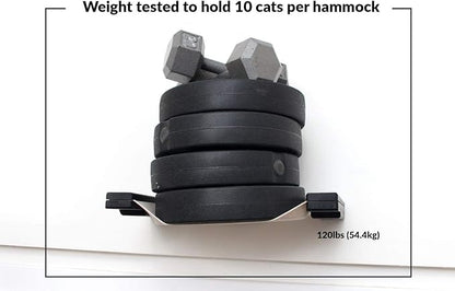 CatastrophiCreations Cat Mod Climb Track Handcrafted Wall Mounted Cat Tree Shelves, English Chestnut/Natural, One Size (528375911ENNAT)
