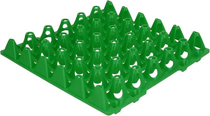 ZJchao Egg Crate, Egg Cartons 5PCS Flats 30 Cell Egg Crates Holder Tray Plastic Egg Crate Stackable Egg Cartons Hold Multiple Eggs Home Farm Supplies for Storing, Sorting, and Shipping