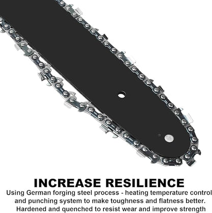 10 Inch Chainsaw Chains for Black & Decker LCS1020 20V LCS1020B, 10" Replacement Chain 3/8" LP Pitch .043" Gauge 40 Drive Links