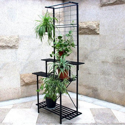 Hanging Plant Pot Shelf Rack Heavy Duty Plant holder Trellis,Multi Layer Plant Stand for Home, Garden, Balcony