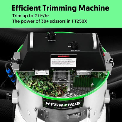 Bud Trimmer 14 inch, Electric Leaf Bowl Trimming Machine, No Plant Damage for Twist Spin Cutting Stripping Leaves, Buds, Flowers, Hydroponic Plants, Weeds, Herb, with Dry Grate