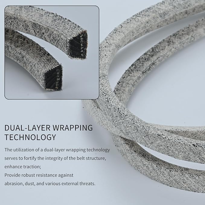 5/8 x 69 Mower Deck Belt Replace for MTD Cub Cadet Troy-Bilt 954-04001 MTD Cub Cadet 754-04001 954-04001A 754-04001A 754-0329A 754-0433 954-0329A 954-0433, Husqvarna 578453619 (754-04001)