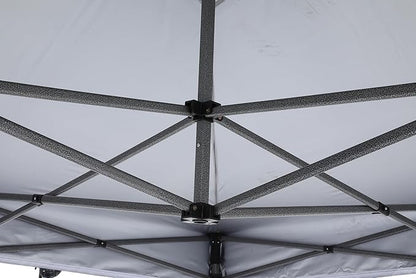 COBIZI 10x15 Pop up Canopy Tent 10x15 Canopy with 4 Sidewalls Waterproof Heavy Duty Commercial Canopy Tent for Parties Outdoor Tent Garden Gazebo Tent, Carry Bag(10x15ft, White)