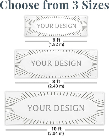 Let's Make Memories Personalized Graduation Banner Class of 2025 - Graduation Party Decorations - Congratulations Banner - Indoor/Outdoor Vinyl - Best in Class - Purple - 6 ft.