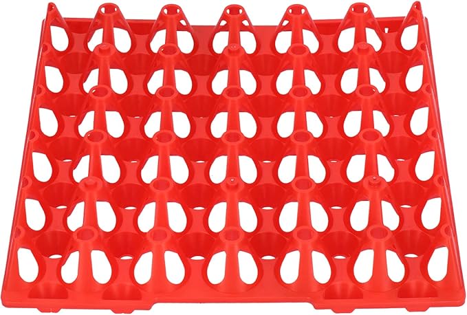Fydun 5PCS Egg Flats, Flats, Plastic Chicken Cartonsable 30 Cell Crates Holder Tray Container Sets Reusable Trays for Storage Transportation Each Holds Eggs3 Home Farm SuppliesYellow