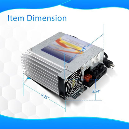 MINJIANG RV Power Converter, PD9270 PD9270V 70Amp RV Inverter Converter Charger with Charge Wizard Inteli-Power 9200 Series Converter/Charger for RV Camper Caravans 120V to 12V