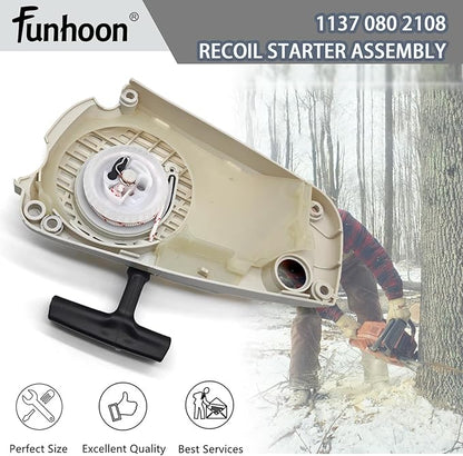 1137 080 2108 Recoil Starter Assembly for Stihl MS191T MS192T MS192TC MS193T Chainsaws Replaces 1137 080 2100