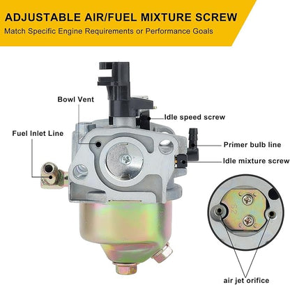 Panari 951-12705 Storm 2410 2620 Carburetor for Troy-Bilt Storm 2410 2420 2620 2690 24'' 26'' 179cc 208cc Craftsman Cub Cadet MTD Snowblower parts Replace 951-14026A 751-10974 31AM62N2711 Carb
