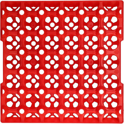 Egg Crate, 5PCS Flats 30 Cell Egg Crates Holder Tray Egg Tray Egg Cartons Stackable Egg Cartons Hold Multiple Eggs Home Farm Supplies for Storing, Sorting, and Shipping Eggs (Red)